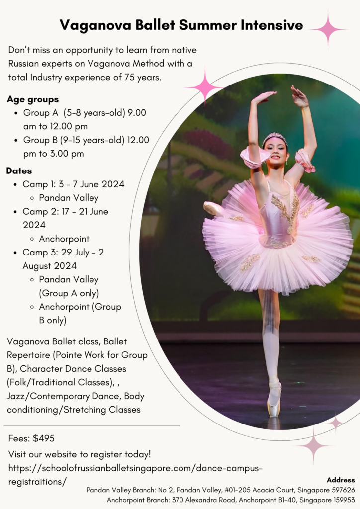 Vaganova Ballet Summer dance intensive Camps 2024